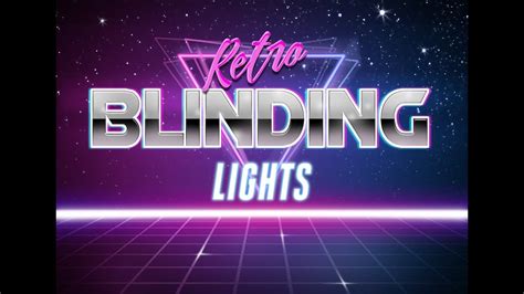  Blinding Lights Uma Sinfonia Retro-Futurista Que Te Leva para a Pista de Dança do Amanhã